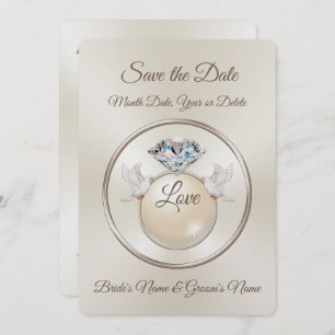 Diamond Personnalisé Enregistrer les invitations d