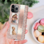 Diamond Photo Glitter Name Monogram Rose Gold Case Samsung Galaxy Hülle<br><div class="desc">The design is a photo and the cases are not made with actual glitter, sequins, metals or woods. This design is also available on other phone models. Choose Device Type to see other iPhone, Samsung Galaxy or Google cases. Some styles may be changed by selecting Style if that is an...</div>