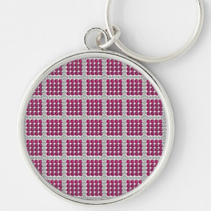Diamond Pink Tourmaline Schlüsselanhänger