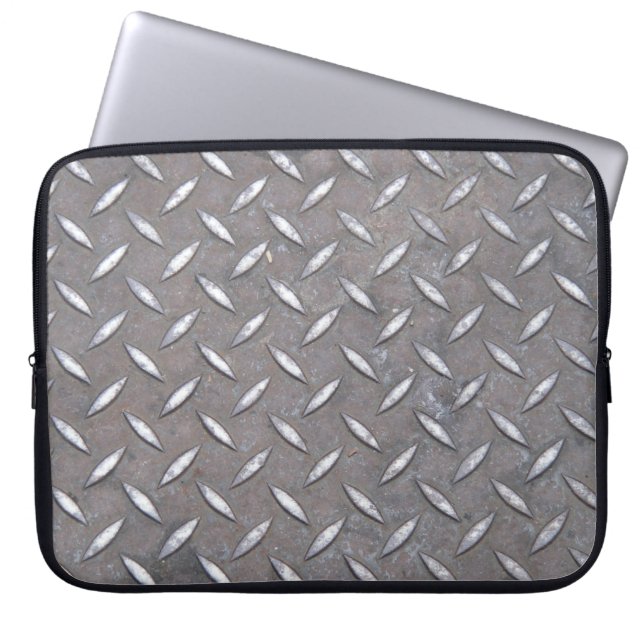 "Diamond Plate" Laptop-Hülle Laptopschutzhülle (Vorderseite)