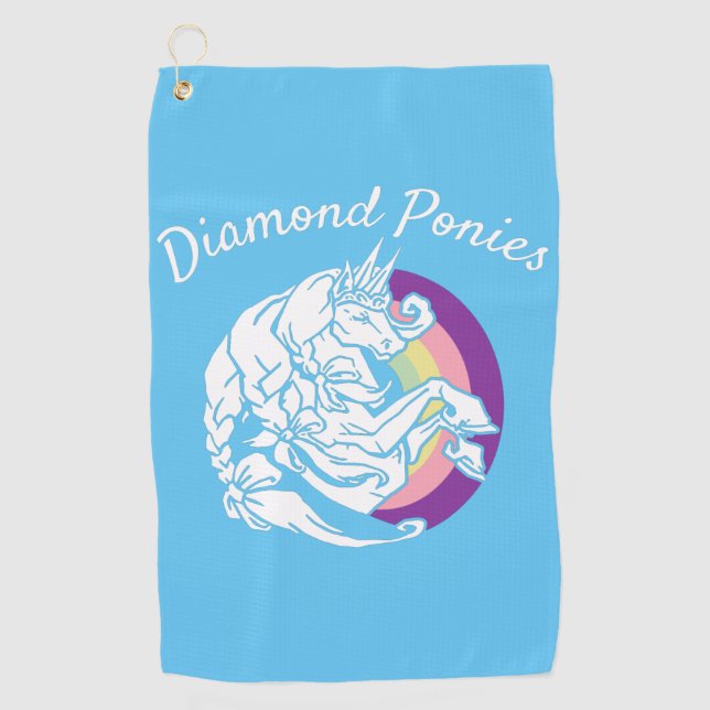 Diamond Ponies Handtuch (Vorderseite)