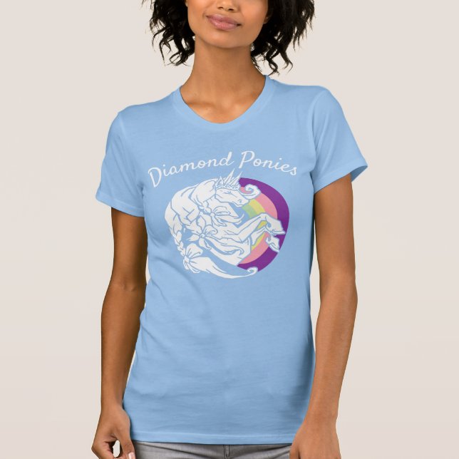 Diamond Ponies Ladys T-Shirt (Vorderseite)