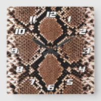 Diamond Rattlesnake Schlangenhaut mit Zahlen