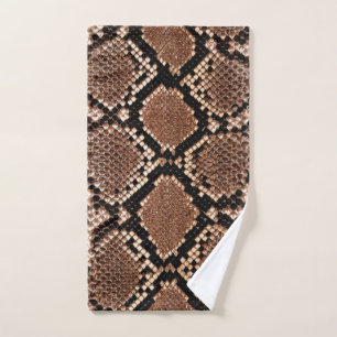 Diamond Rattlesnake Snake Skin Handtuch