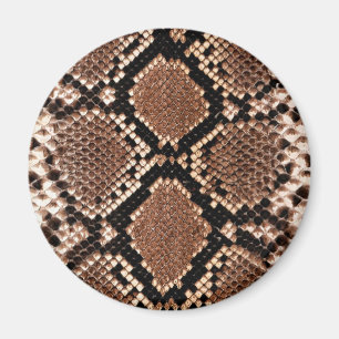 Diamond Rattlesnake Snake Skin Magnet