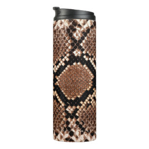 Diamond Rattlesnake Snake Skin Thermosbecher