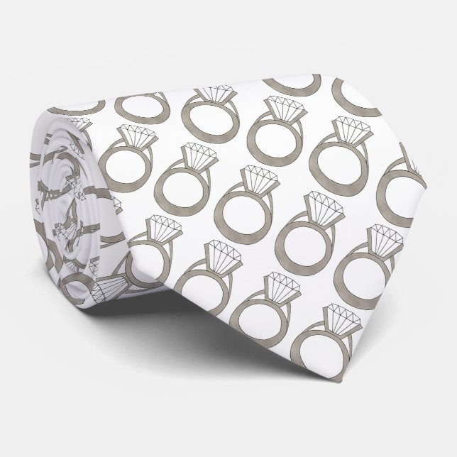 Diamond Ring Bling Juwelen Wedding Rings Krawatte (Gerollt)