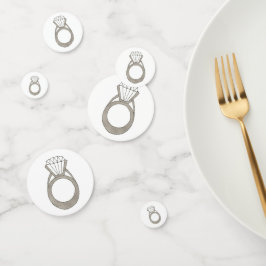Diamond Ring Bling Verlobung Wedding Fashionista Konfetti