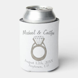 Diamond Ring Wedding Engagement Party Dusche Dosenkühler