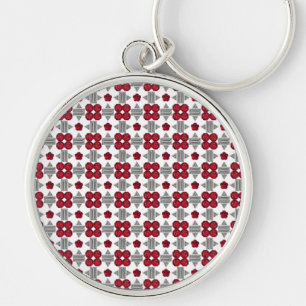 Diamond Ruby Gemstone Art, Red Schlüsselanhänger