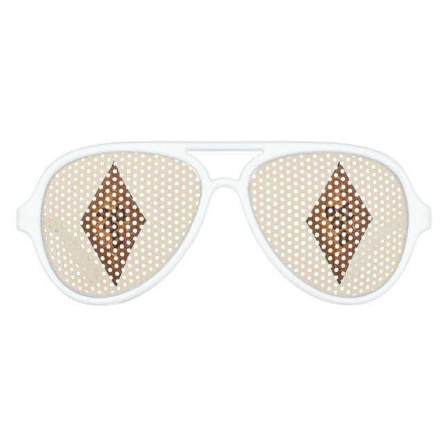 Diamond Sand Tart Weihnachtszucker Weihnachtsfeier Partybrille (Vorderseite)