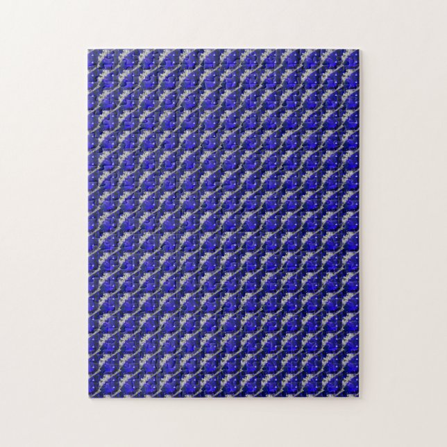 Diamond Sapphire Gemstone Art, blau (Vertikal)