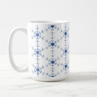 Diamond Snowflake Pattern Kaffeetasse