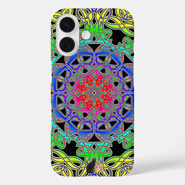Diamond Spectra Glyph iPhone 16 Hülle (Rückseite)