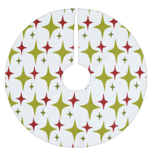 Diamond Stars Polyester Weihnachtsbaumdecke