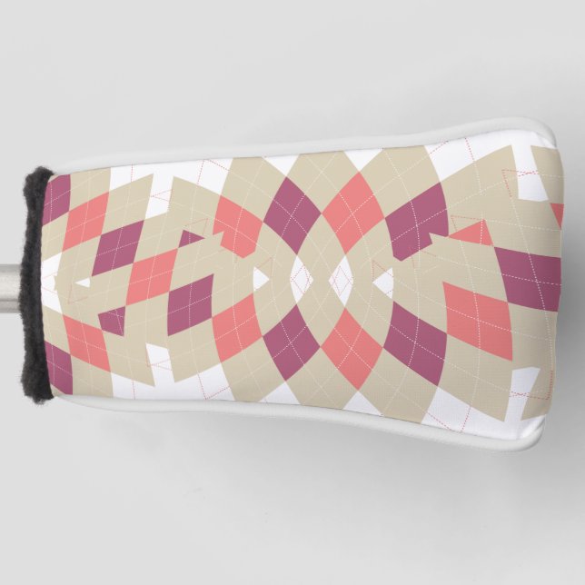 Diamond-Swirl-Muster Golf Headcover (Vorderseite)