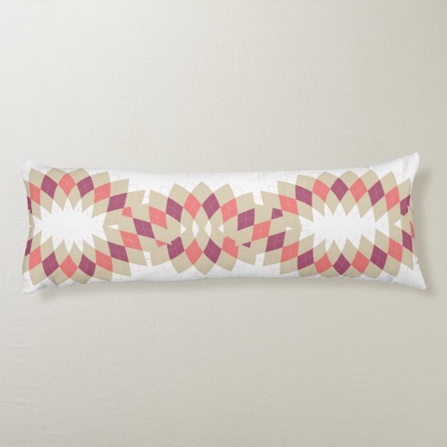 Diamond-Swirl-Muster Seitenschläferkissen (Rückseite)