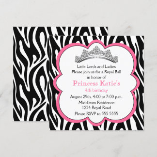 Diamond Tiara Birthday Party Einladung