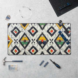 Diamond Tribal Print Schreibtischunterlage