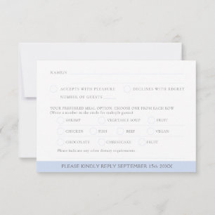 Diamond Wedding Anniversary Aquarellmalerei RS RSVP Karte