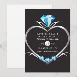 Diamond Wedding Save The Date