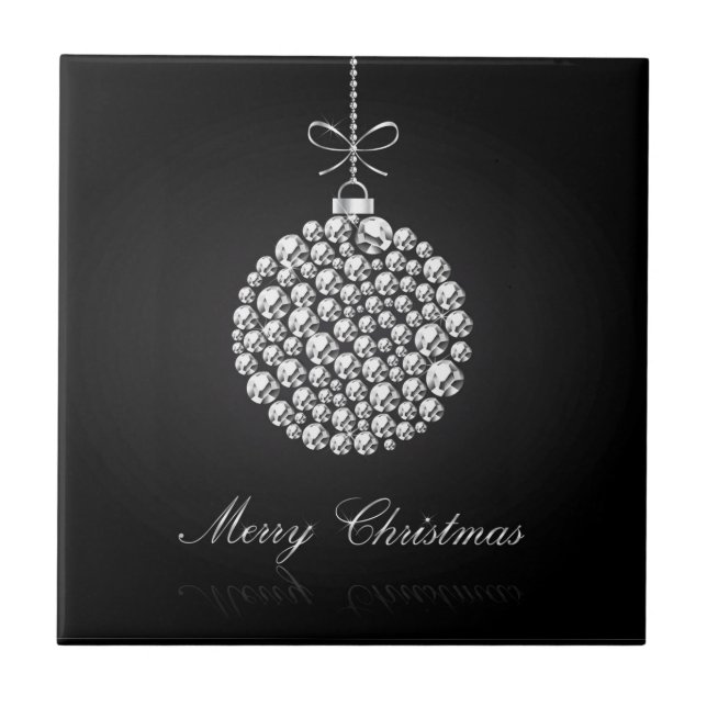 Diamonds Christmas Ball Fliese (Vorderseite)