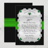 Diamonds Emeralds Green 20. Hochzeitstag