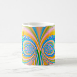 Diamonds Fraktal von Shirley Taylor Kaffeetasse