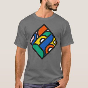 Diamonds Geometric Playing T-Shirt