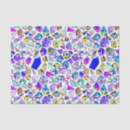 Diamonds in watercolor custom background seidenpapier