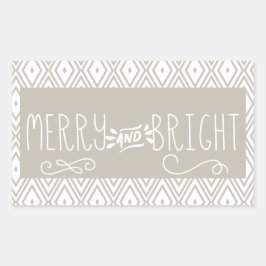 Diamonds Merry and Bright Sticker