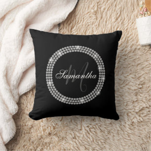 Diamonds Monogram Kissen