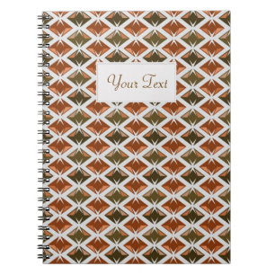 DIAMONDS rot mit Textetikett Notizblock