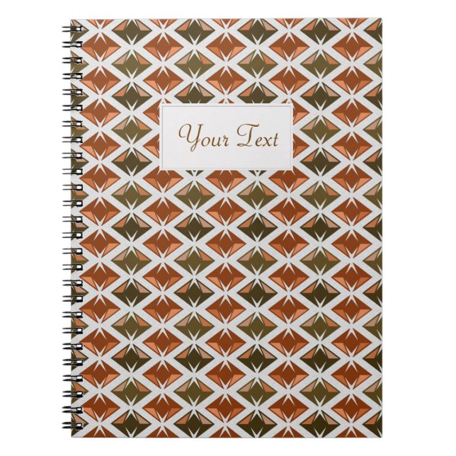 DIAMONDS rot mit Textetikett Notizblock (Vorderseite)