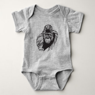 Dian Fossey Gorilla-Kapital Baby Strampler