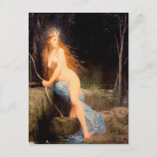 Diana - berühmtes Vintage-Gemälde - Lefebvre Postkarte