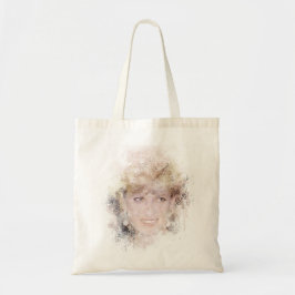 Diana Das Wasserfarbenportrait der Prinzessin Tragetasche