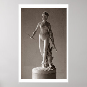Diana der Huntress, 1780 (Marmor) Poster