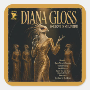 Diana Gloss Album: eine Parodie Quadratischer Aufkleber