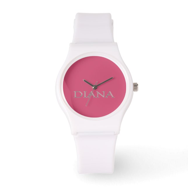 Diana Individuelle Name Watch Armbanduhr (Vorderseite)