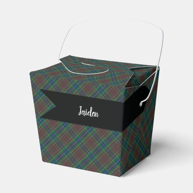 Diana Jagd Mode Prinzessin Tartan Kariert Geschenkschachtel (Vorderseite)