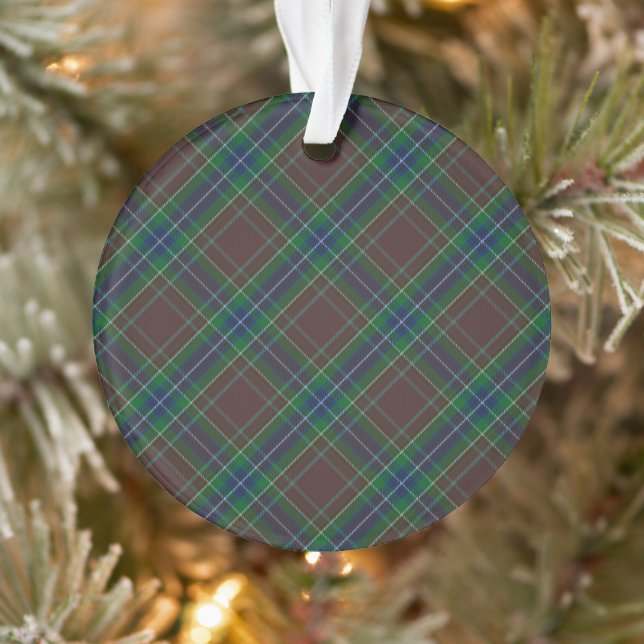 Diana Jagd Mode Prinzessin Tartan Kariert Ornament (Baum)