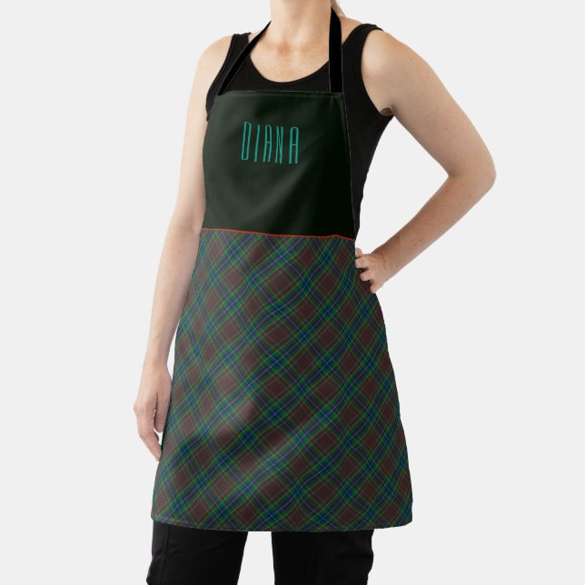 Diana Jagd Mode Prinzessin Tartan Kariert Schürze (InSitu)