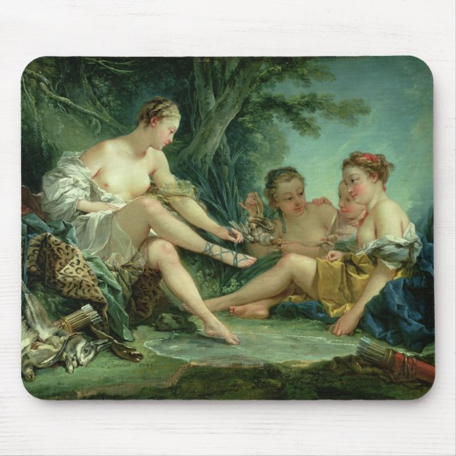 Diana nach der Jagd, 1745 Mousepad (Vorne)