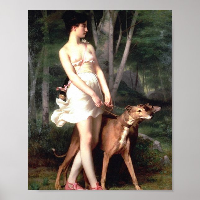 Diana The Huntress von Gaston Casimir Saint Pierre Poster (Vorne)