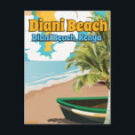 Diani Beach Kenya Vintage Reiseplakat. Postkarte<br><div class="desc">Diani Beach,  Kenia Vintages Urlaubsplaner Strand. Diani Beach,  Kenia Urlaub drucken.</div>