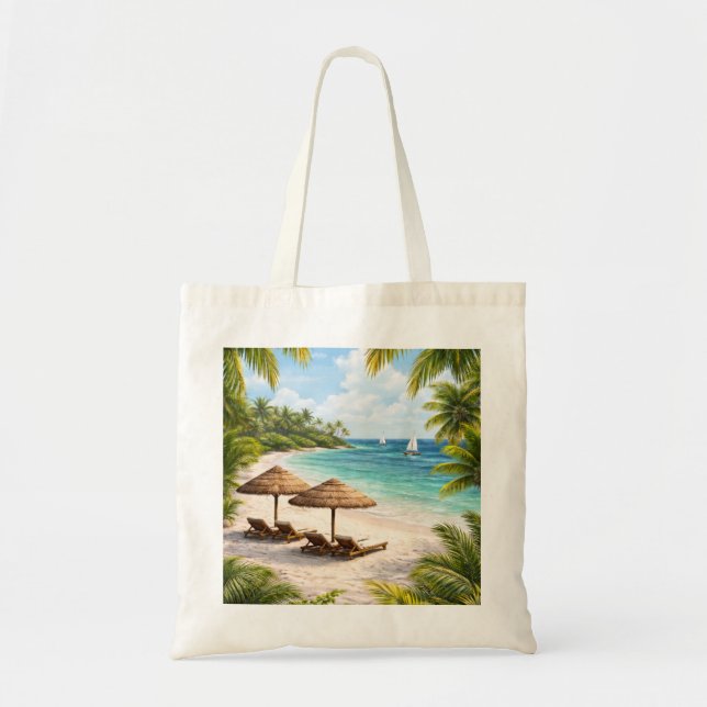 Diani Beach Tropisches Paradies Tragetasche (Vorne)