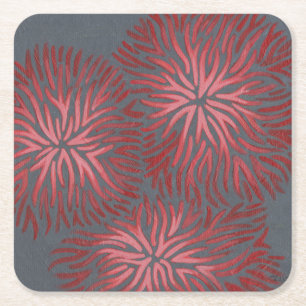 Dianthus 2-Up II Rechteckiger Pappuntersetzer