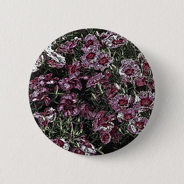 DIANTHUS-BLUME BUTTON (Vorderseite)