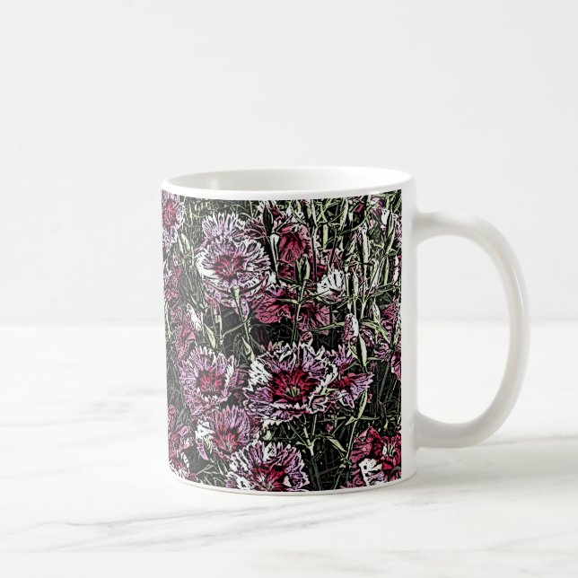 DIANTHUS-BLUME KAFFEETASSE (Rechts)